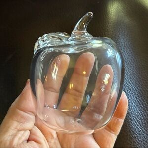 VTG Princess house pets Germany apple Crystal